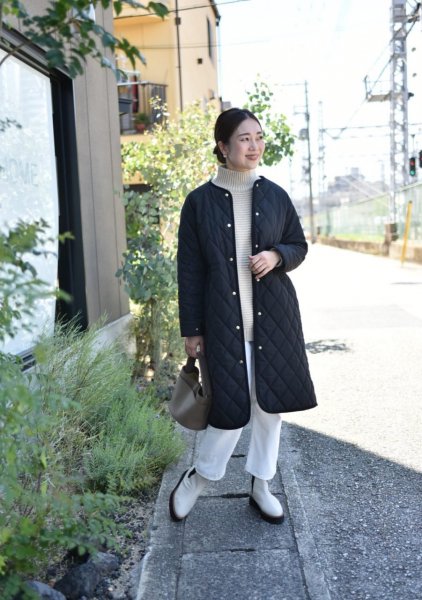 上質ウールのハイネックニット – OURHOME