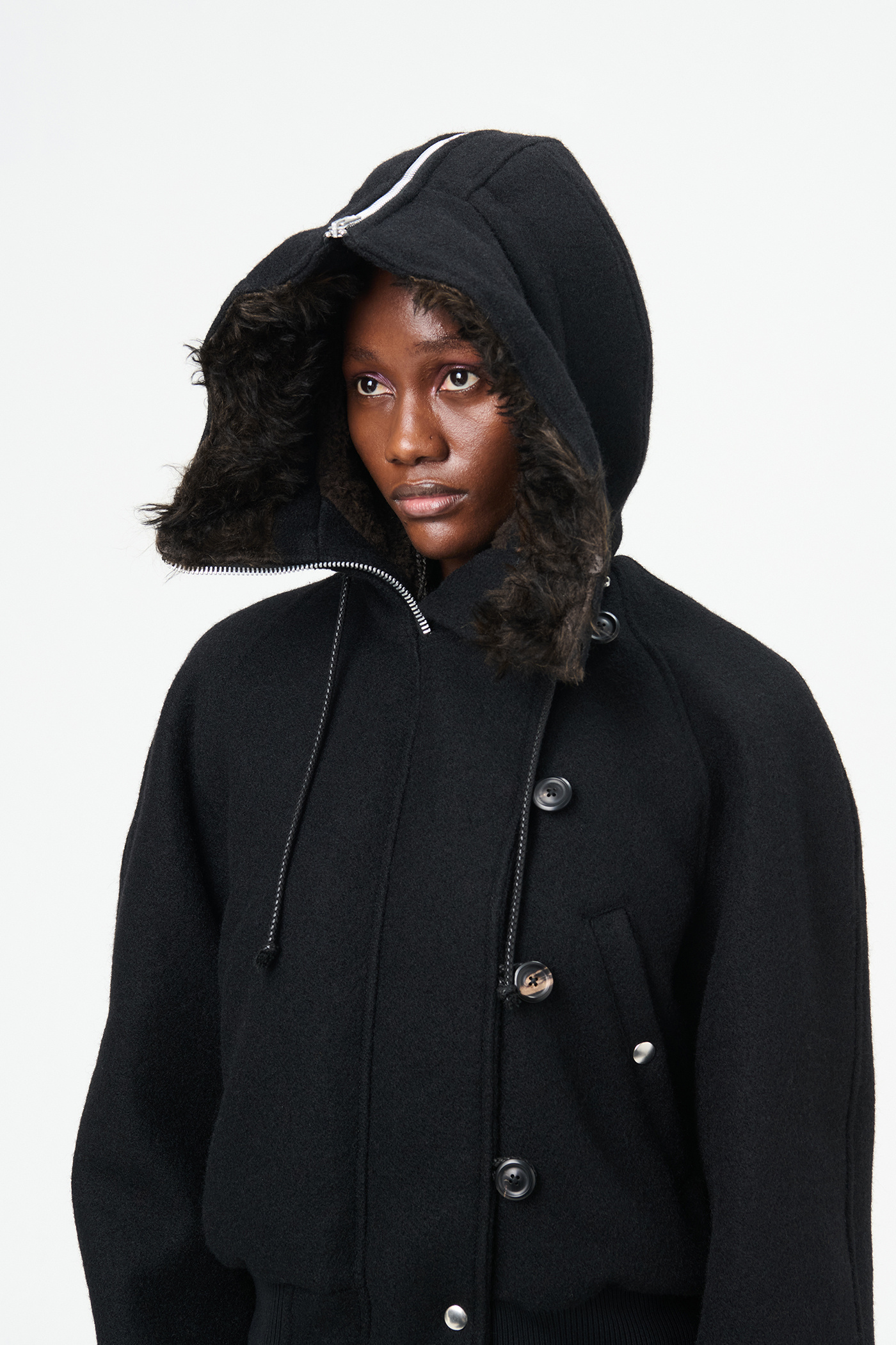 Our Legacy - Force Jacket Classic Black Stamped Wool