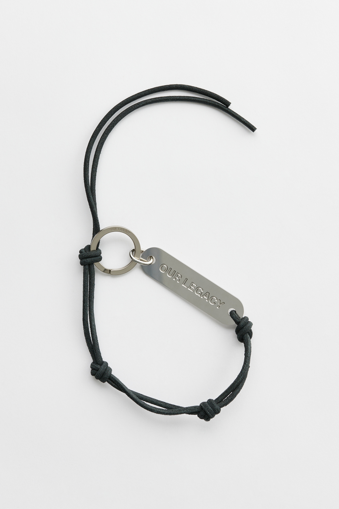 Our Legacy - Ladon Key Ring Black Leather