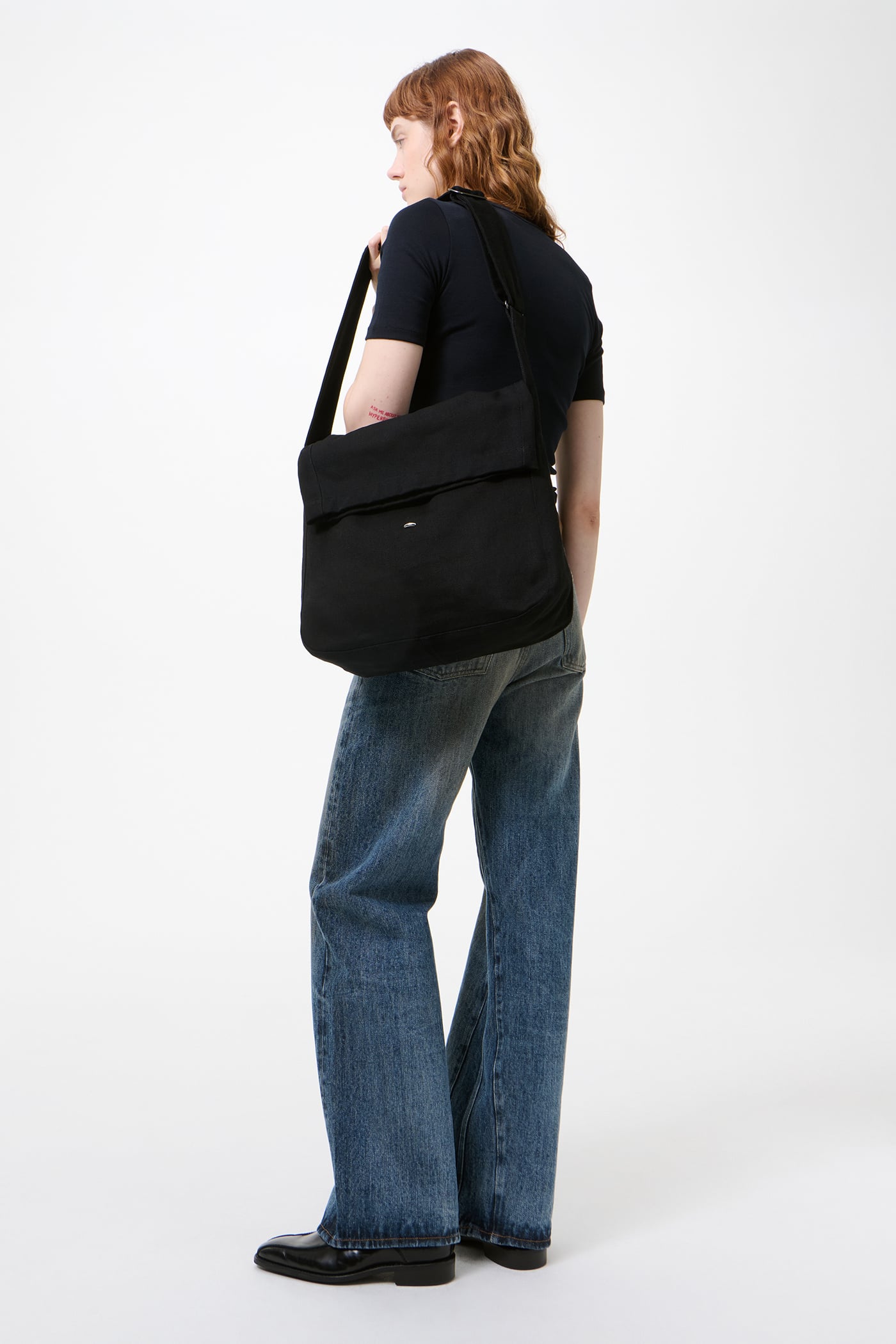 Our Legacy - Sling Bag Washed Black Denim