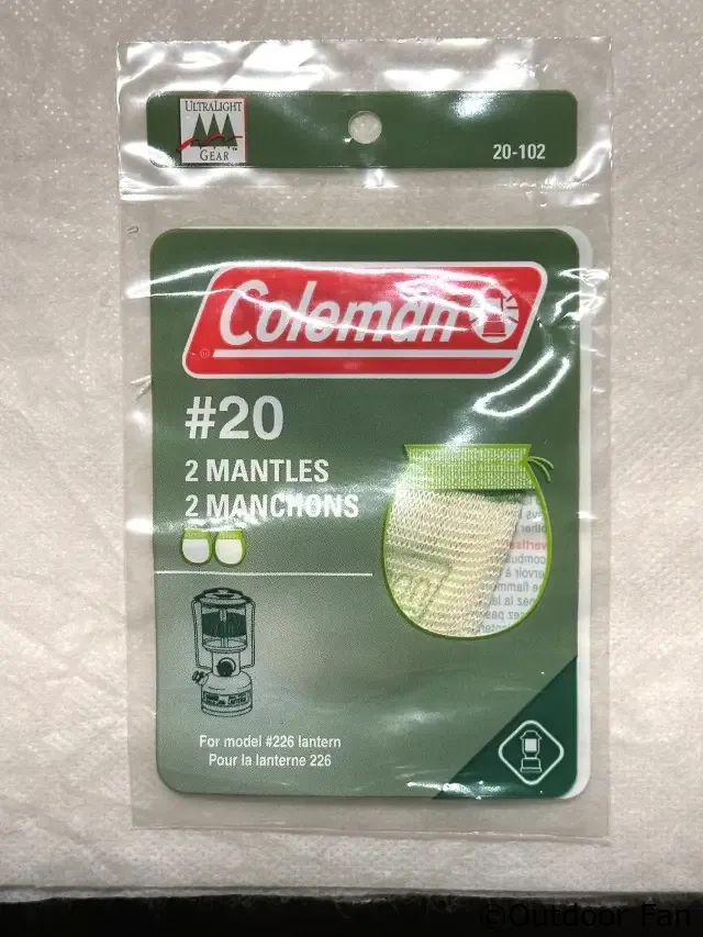 新品】コールマンピークワンランタン用20型マントル2枚セット 品番：20