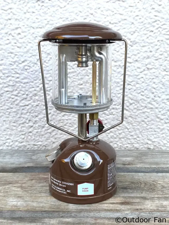 ミント品】コールマン 222 茶 1/83製 ピークワンランタン G2A