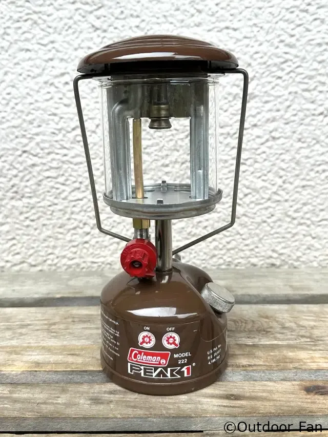 点火保証品】コールマン 222 茶 1/83製 ピークワンランタン G2A