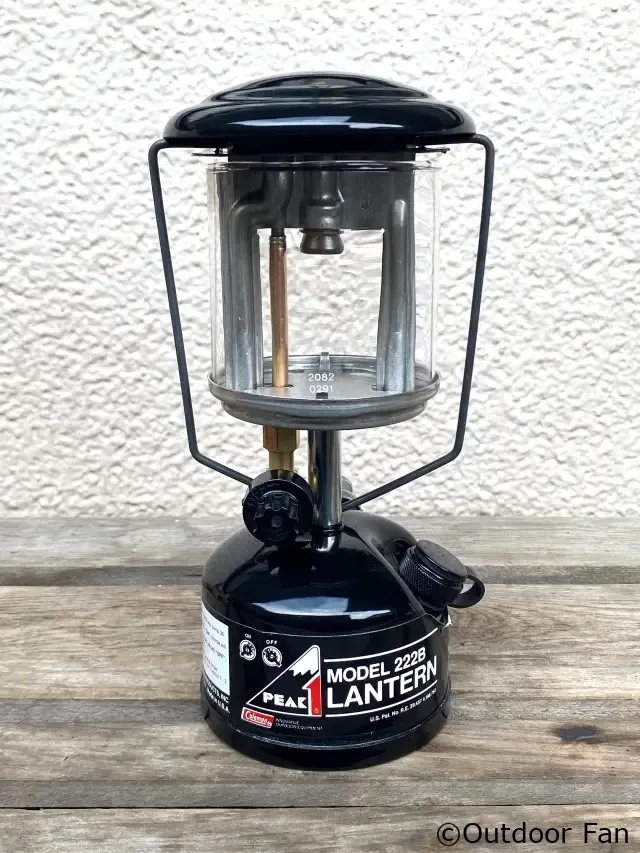 点火保証品】コールマン 222B 12/90製 ピークワンランタン 黒 Coleman