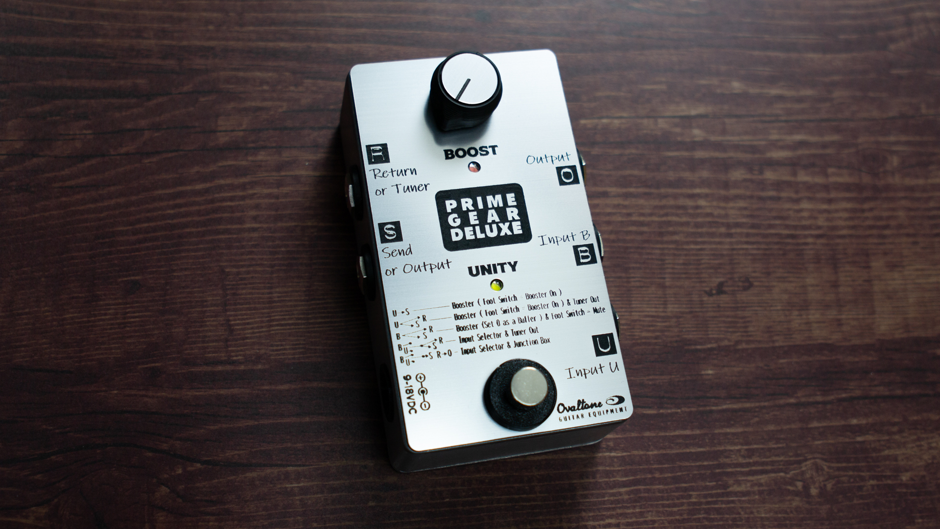 PRIME GEAR DELUXE – Ovaltone -handmade effect pedals-