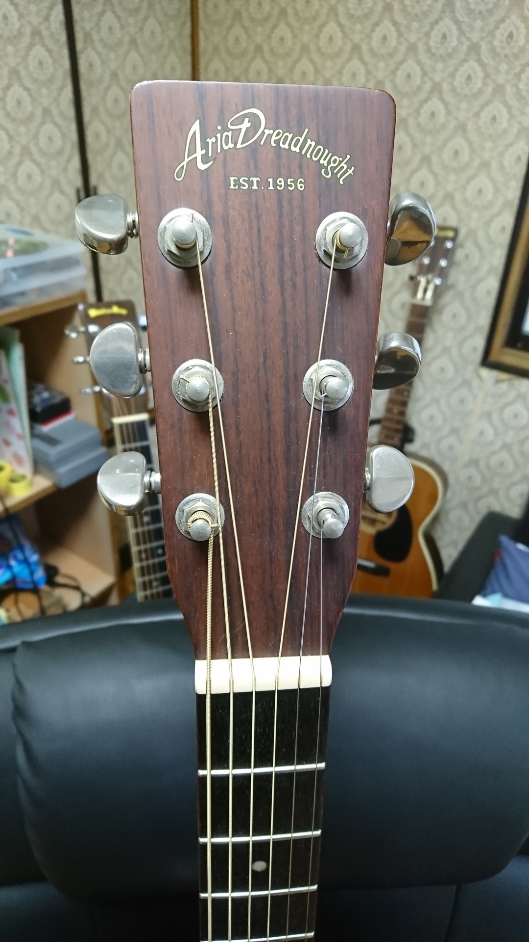 Aria AF-25Nです♬: オヤジの挑戦TK□趣味のギター弾き語り