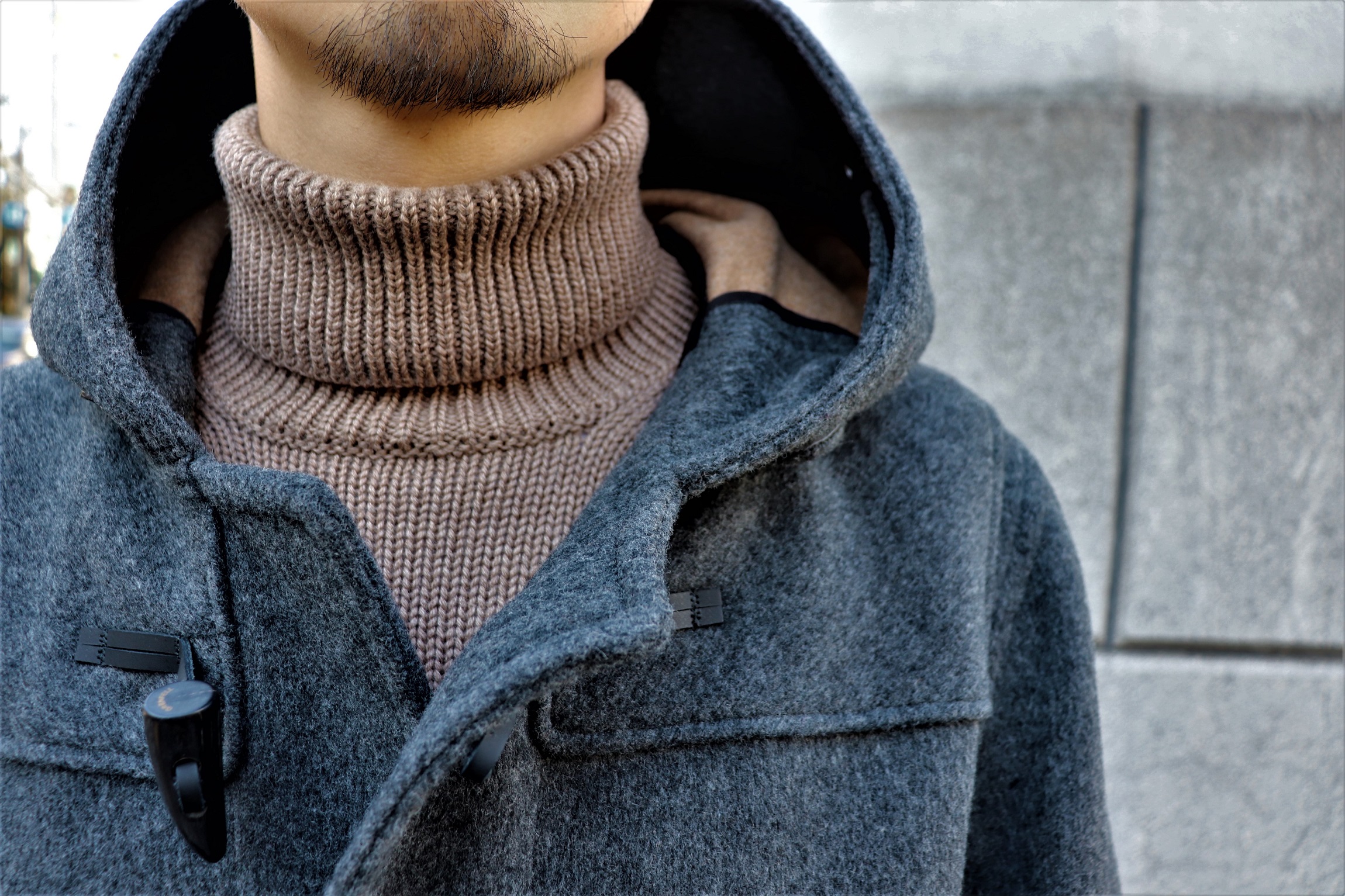 LOVEダブルフェイス！GRENFELLのダブルフェイスダッフル。│Oyster