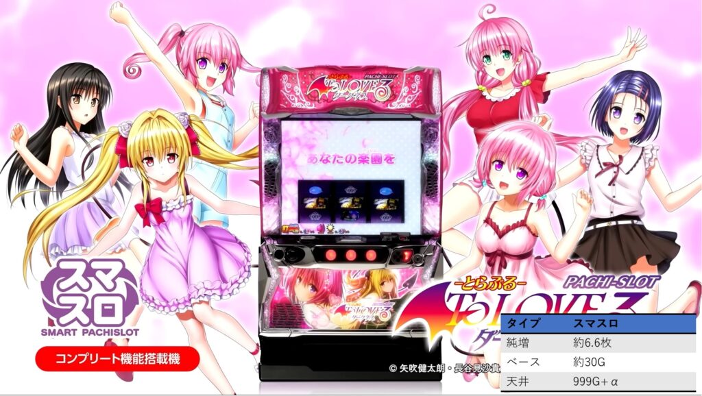 トラブル スロット【ToLOVEるダークネス】設定判別・天井・やめどき