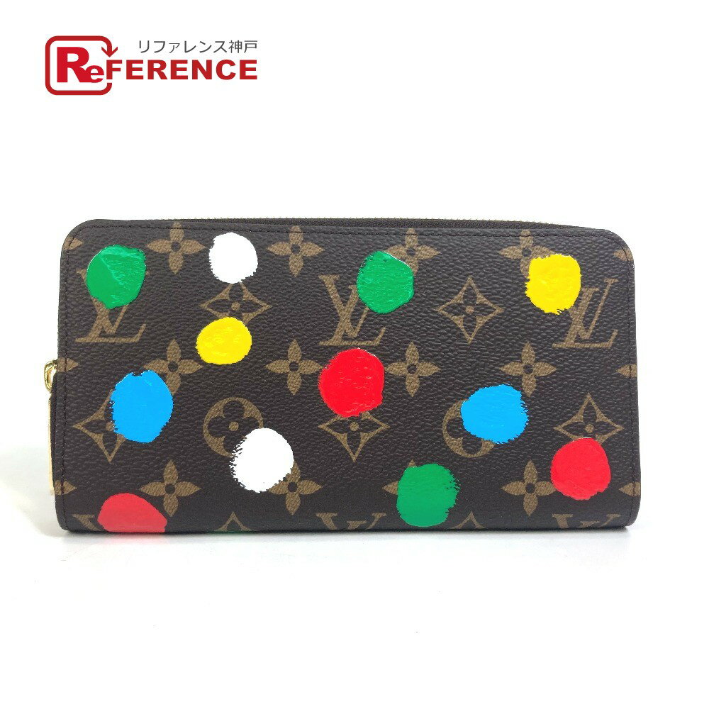LV×YK ジッピー・ウォレット」M81864「ルイヴィトン×草間彌生」Painted