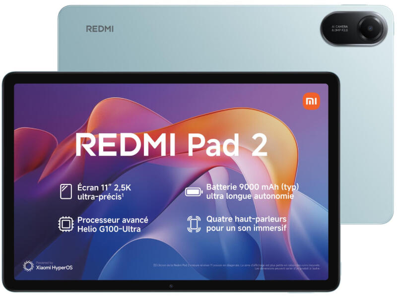 Xiaomi Redmi Pad 2 4GB+128GB mint green VHU5875EU/67177 (Tablete