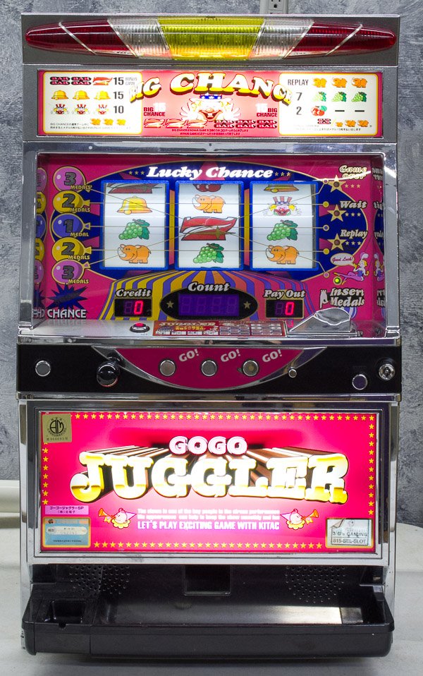 Gogo Juggler Electric Token Slot Machine