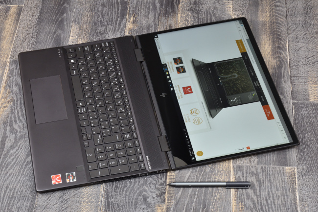 HP ENVY x360 15-ds0000（AMD）2019年モデルレビュー：価格以上に高