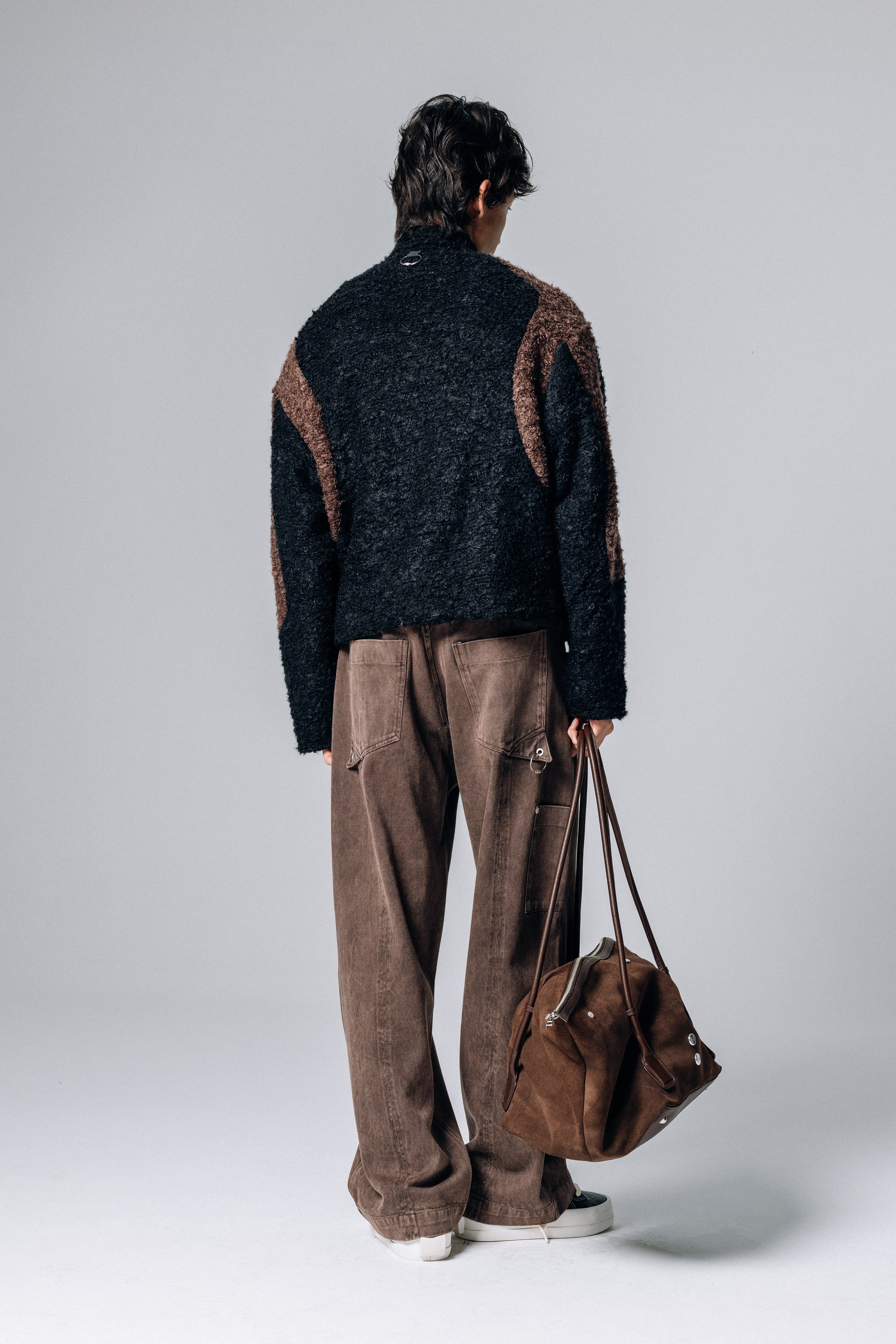 EX-IN FLEECE JACKET BLACK / BROWN – PACE ™