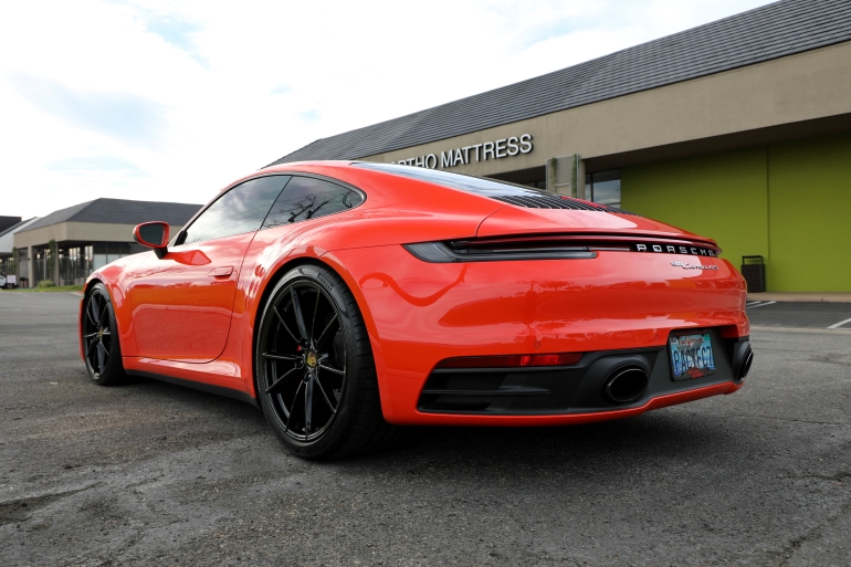 2020 Lava Orange Porsche 911 Carrera 4S - Pacific German