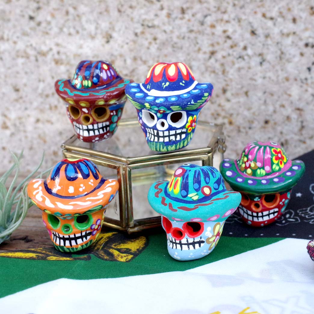 HAT☆カラベラ頭の置物【H4cm】