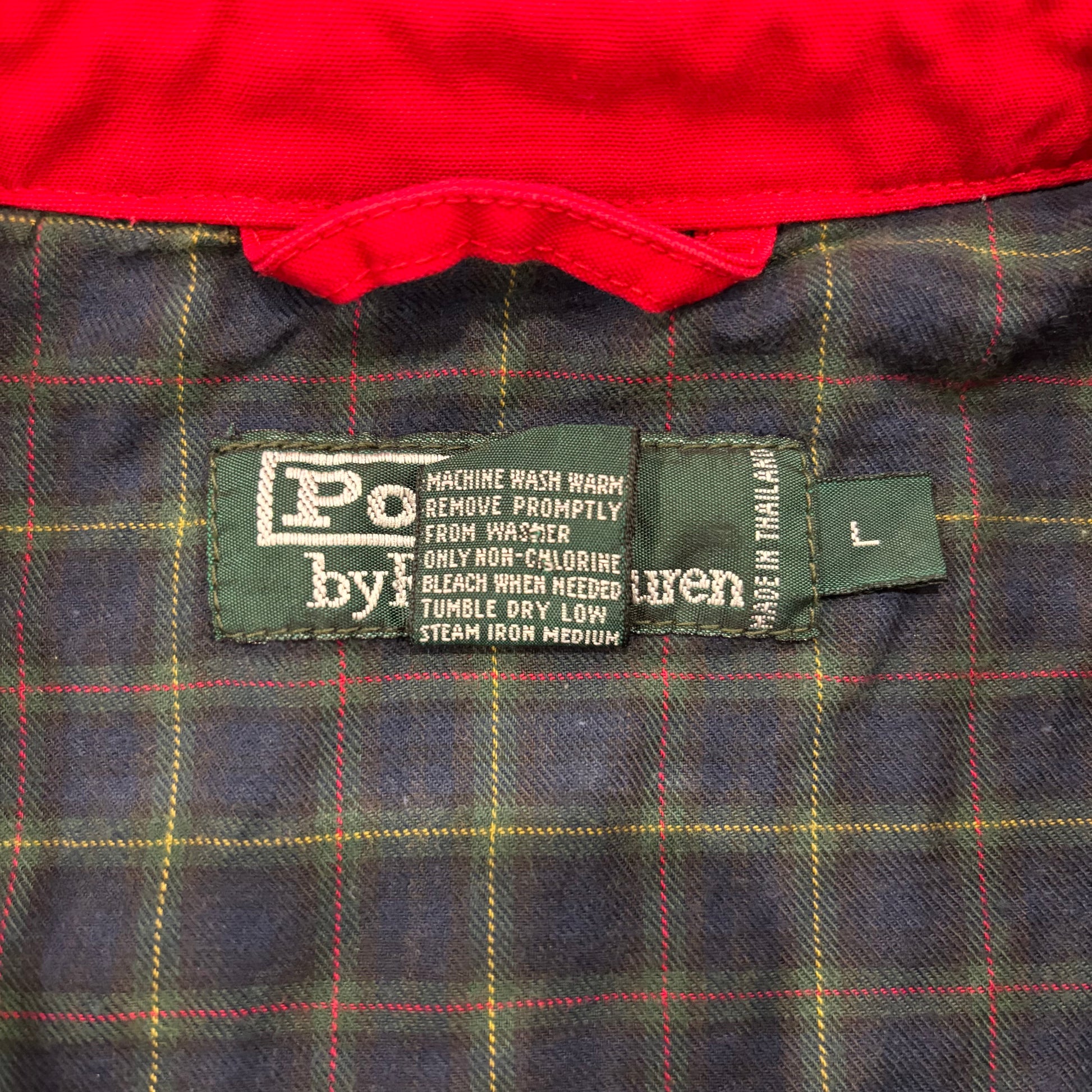 90's Polo by Ralph Lauren スウィングトップ レッド (boys L)/B1542J