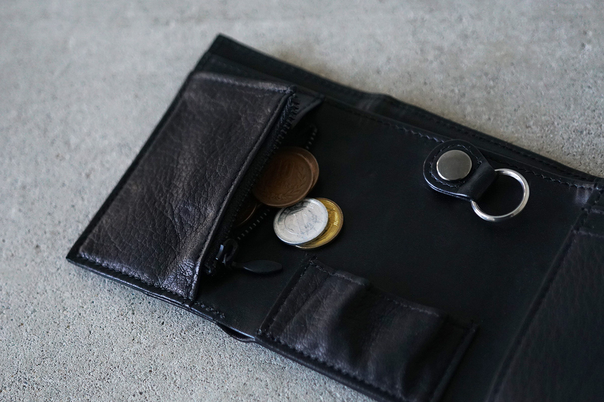 VU PRODUCT ヴウプロダクト leather mini wallett 鹿革ミニ財布 vu