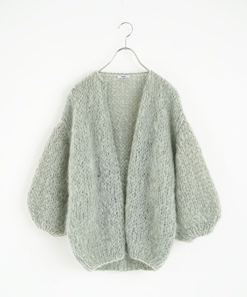 Maiami/マイアミ Mohair Big Cardigan [MMO23280/Sage]