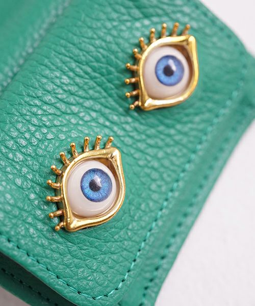 AHCAHCUM あちゃちゅむ お目目の財布 [green]