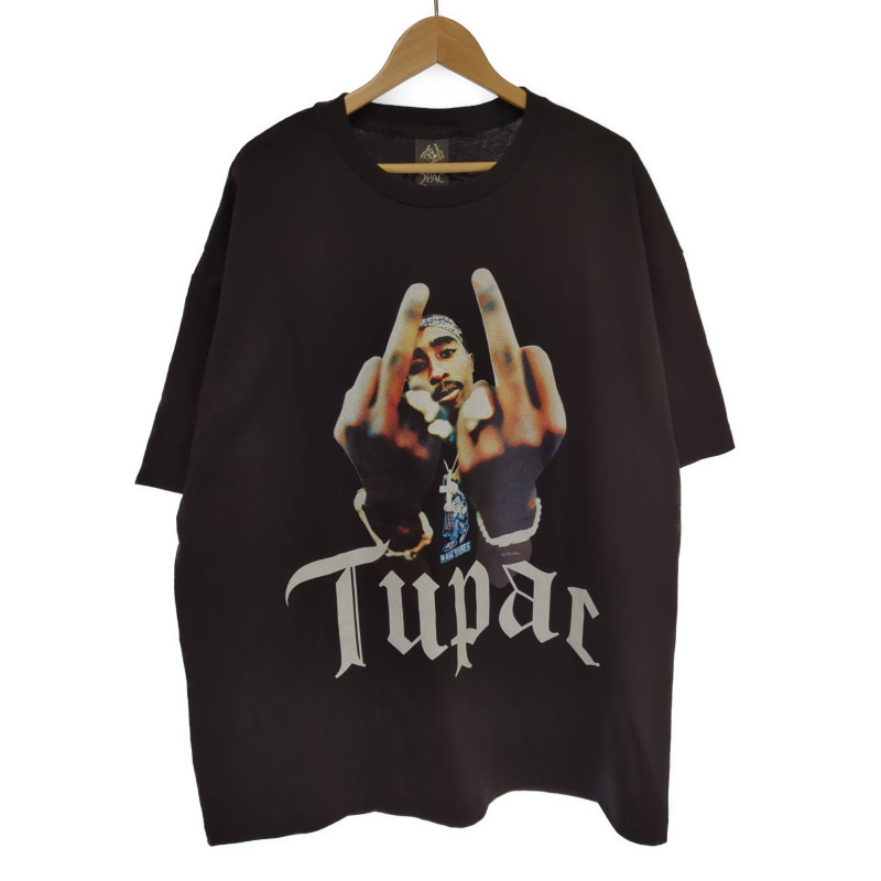 WACKOMARIA ワコマリア 23SS TUPAC-WM-TEE02 2PAC Tシャツ ブラック