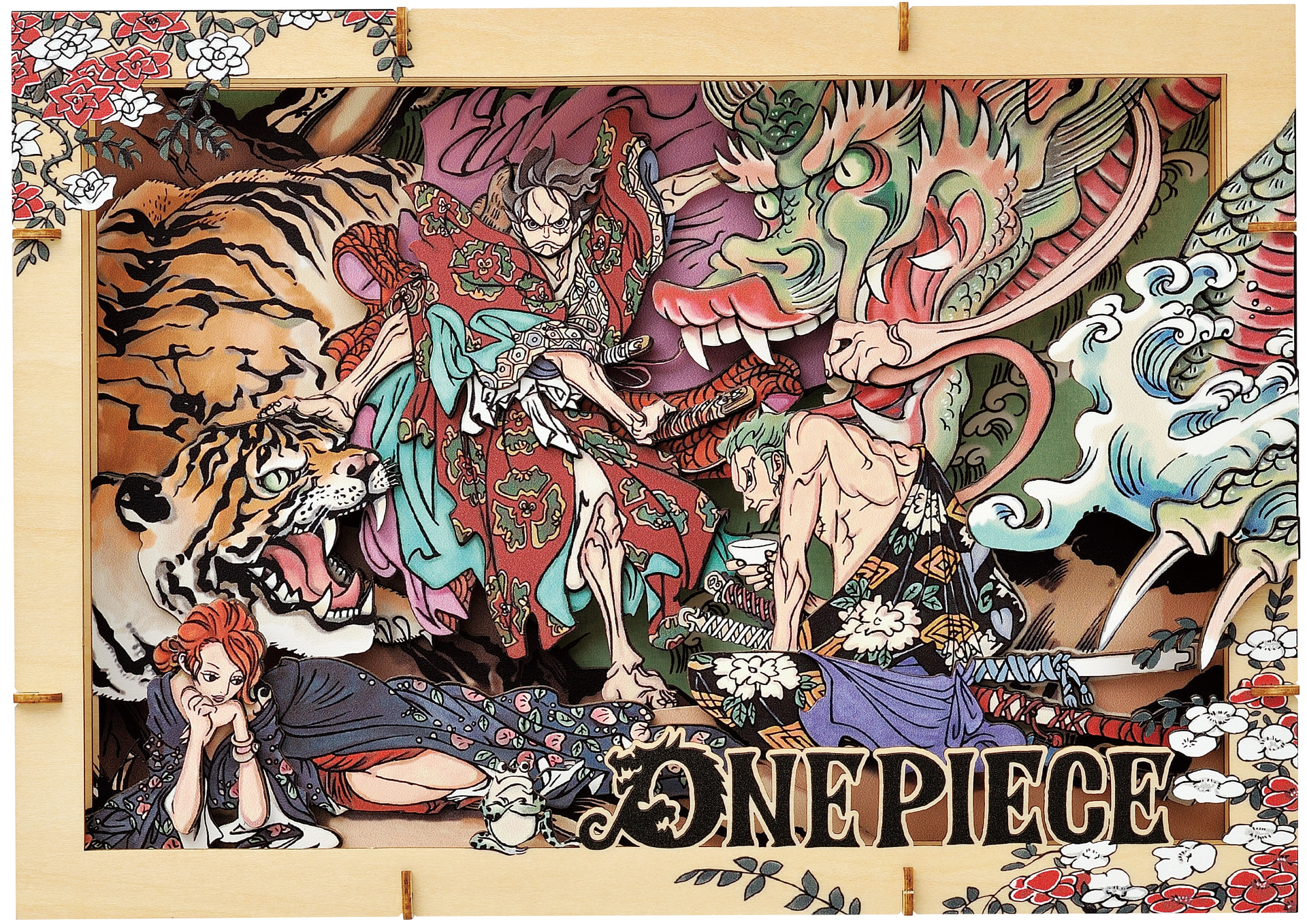 ワンピース PAPER THEATER -wood style- PREMIUM / PT-WP03 竜虎