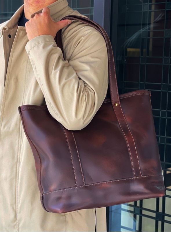 CORONADO LEATHER】Travel Tote Black を通販【paper 福岡】