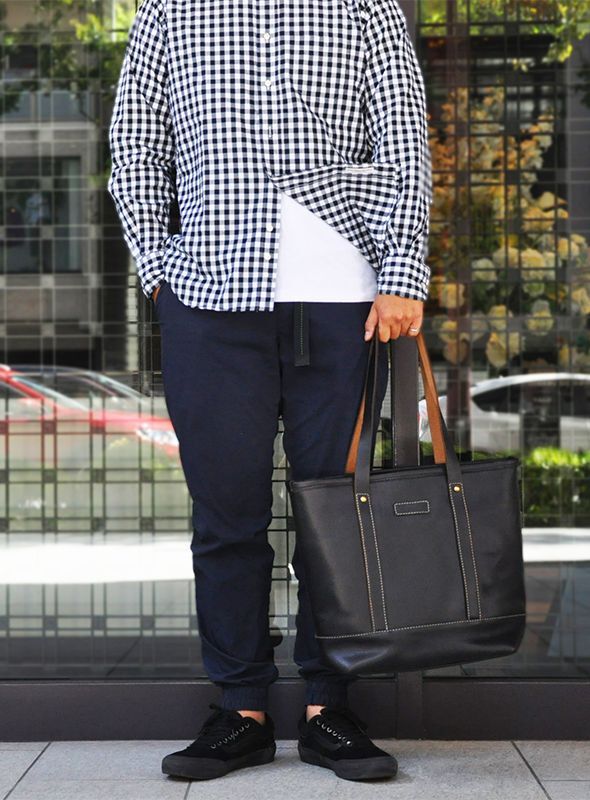 CORONADO LEATHER】Travel Tote Black を通販【paper 福岡】