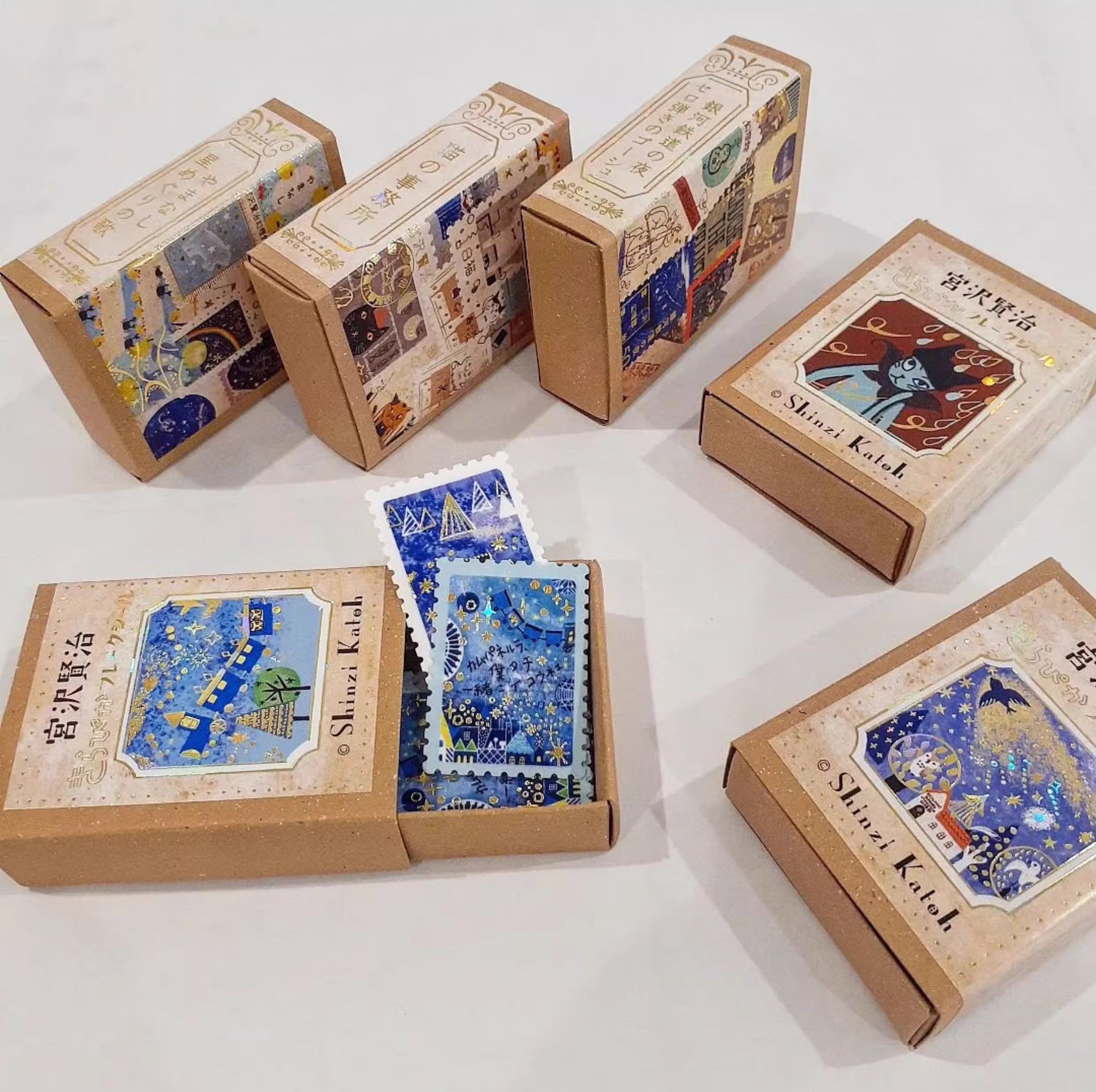 Shinzi Katoh Sticker Seals: The World of Kenji Miyazawa – Papergame