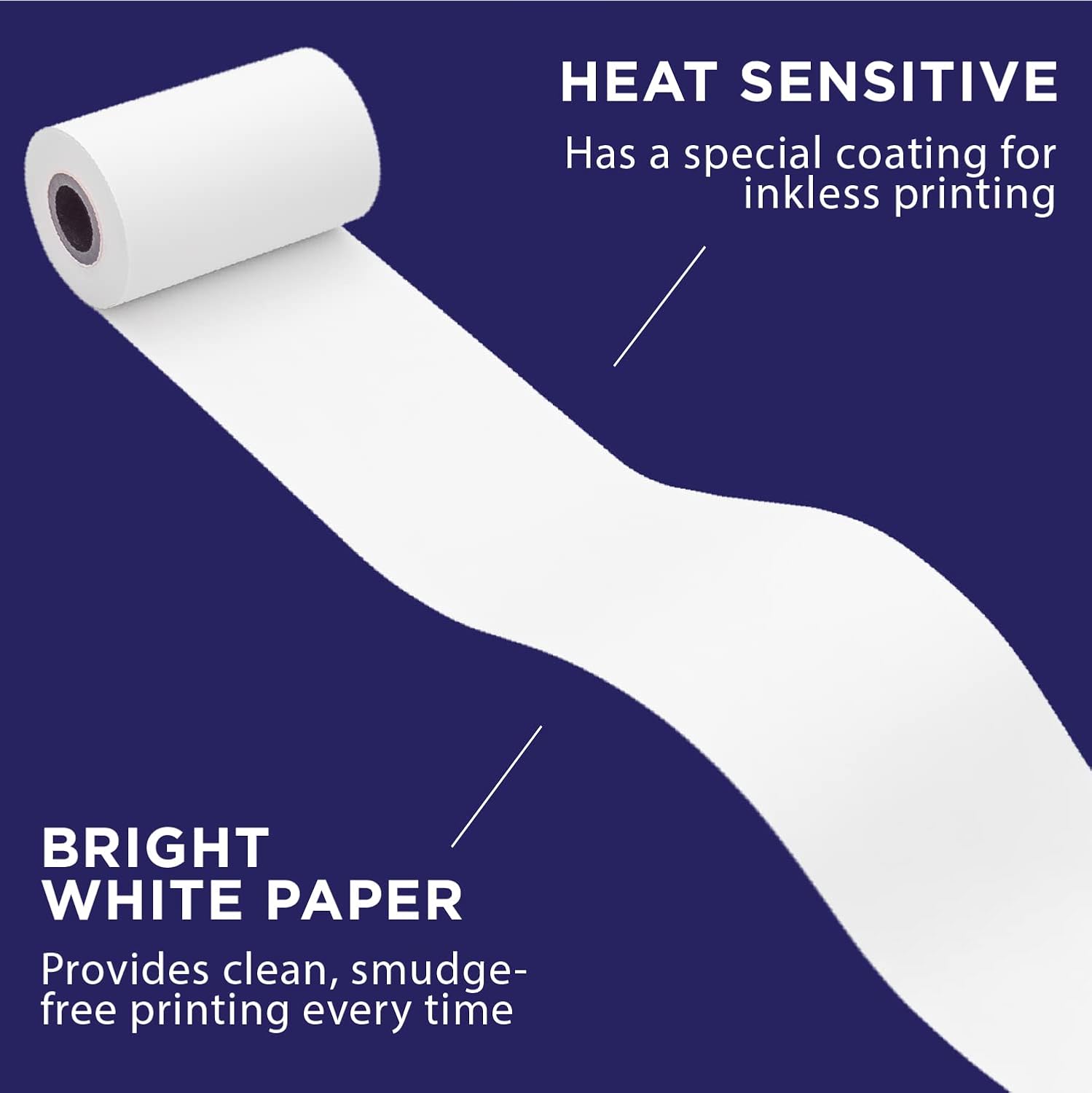 Square Terminal Thermal Paper | 30 Rolls – Paper Planet