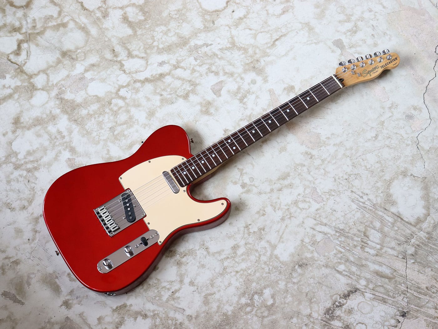 中古】Squier Telecaster Standard Series Candy Apple Red