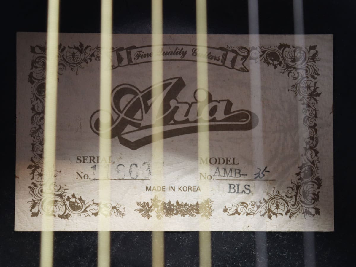 中古】ARIA AMB-35 BLS エレアコ - 神奈川県の中古楽器店 パプリカ