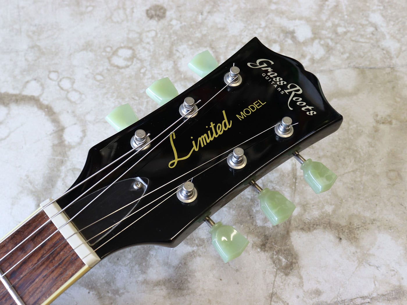 中古】Grass Roots Limited MODEL G-LP-60S Trans Black レスポール