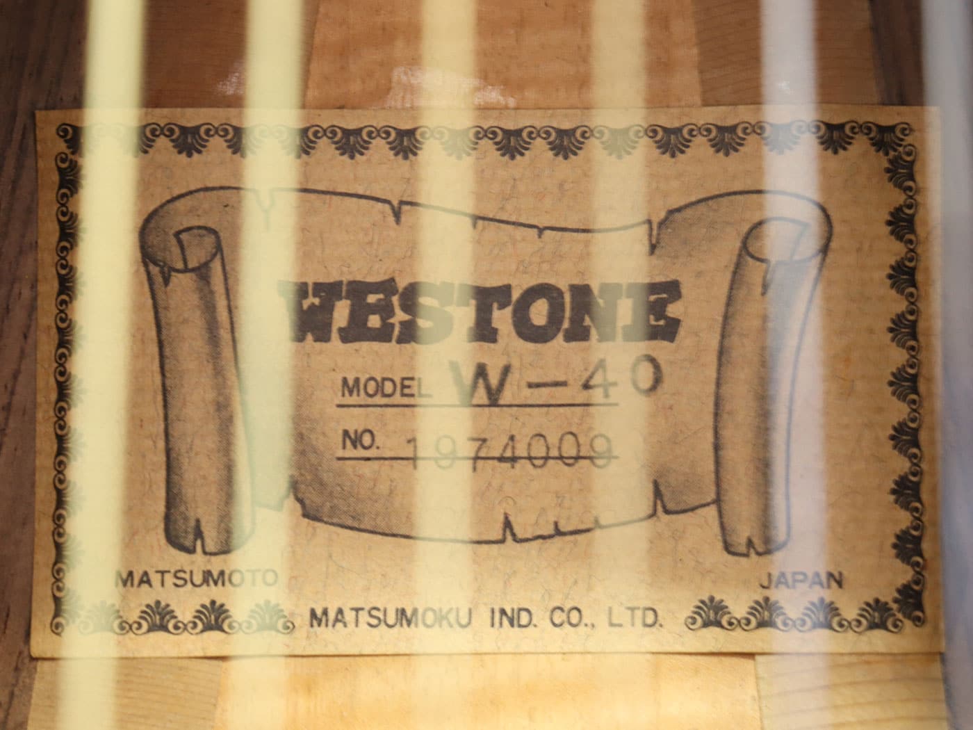 中古・委託品】WESTONE W-40 アコースティックギター - 神奈川県の中古