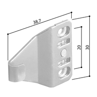クレセント受け三角形状ピッチ20 HHJ0382【交換要領書付】(YS