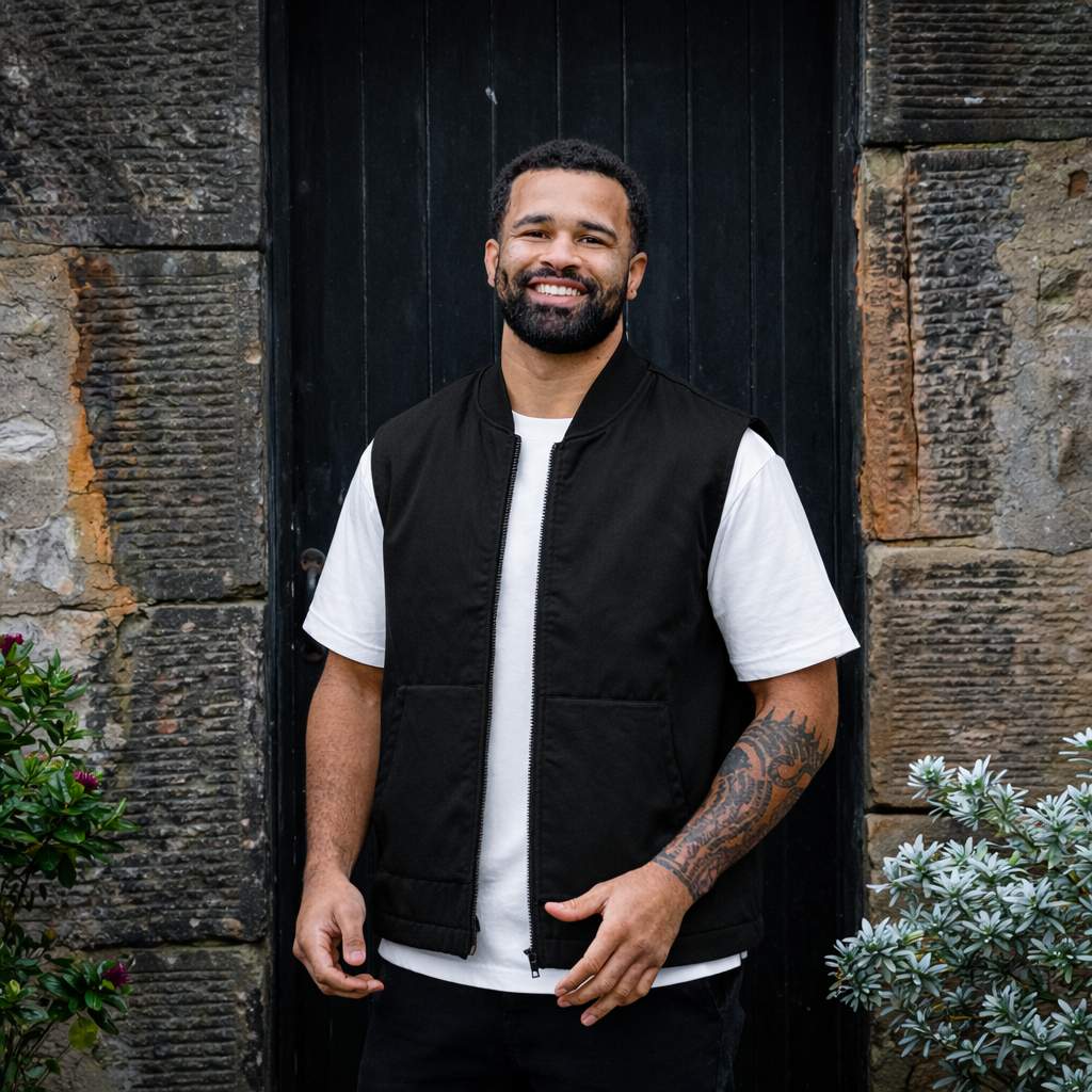 Canvas Worker Vest | Black – PARA-DAIZA