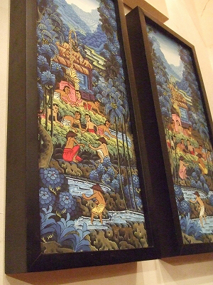 絵 アジアン 絵画 バリ島 インドネシア アジアンアート アジアン雑貨