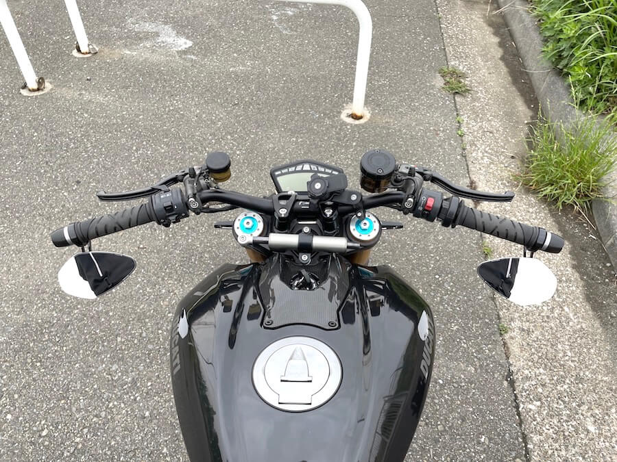 オールアルミのバーエンドミラー「motogadget mo.view pace」導入！ E