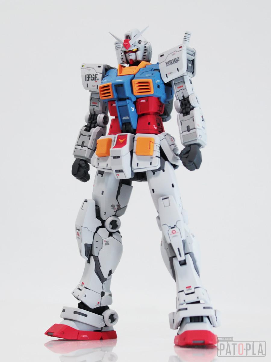 RG 1/144 RX-78-2 ガンダム Ver.2.0 改修・全塗装製作03 完成 親父が