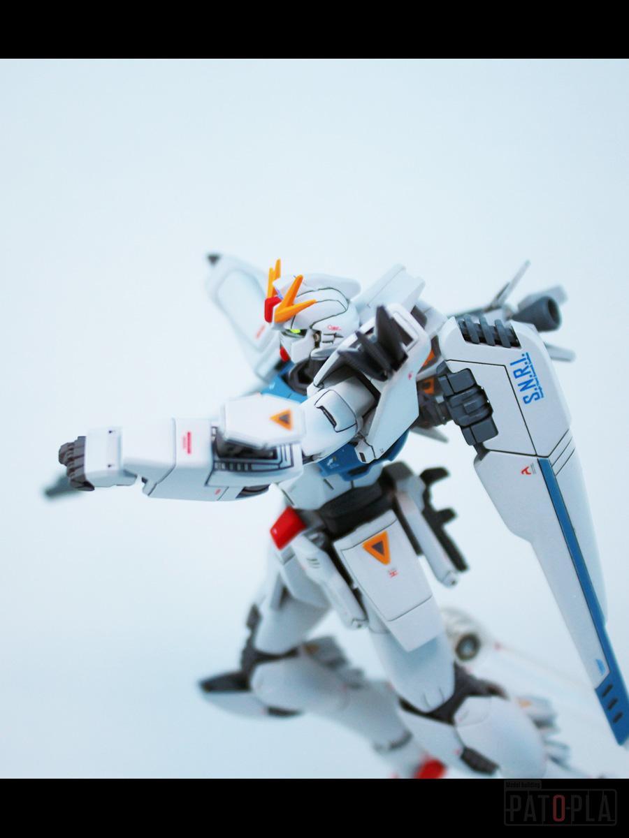 HGUC 1/144 ガンダムF91（ver.pato_1.5 ） 改修・全塗装 製作 完成