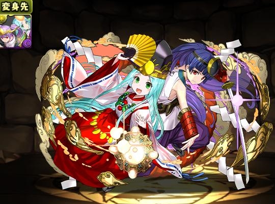 図鑑No.10138】 アマテラス＆ツクヨミ - パズドラ パーティー編成