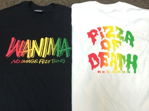 WANIMAロゴTシャツ開催しまーす‼︎】 PIZZA OF DEATH HOMEに本日入荷