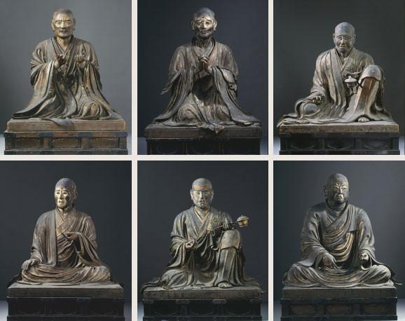 奈良・興福寺/法相六祖坐像(1189年)】計6体、像高73～85cm、仏師康慶