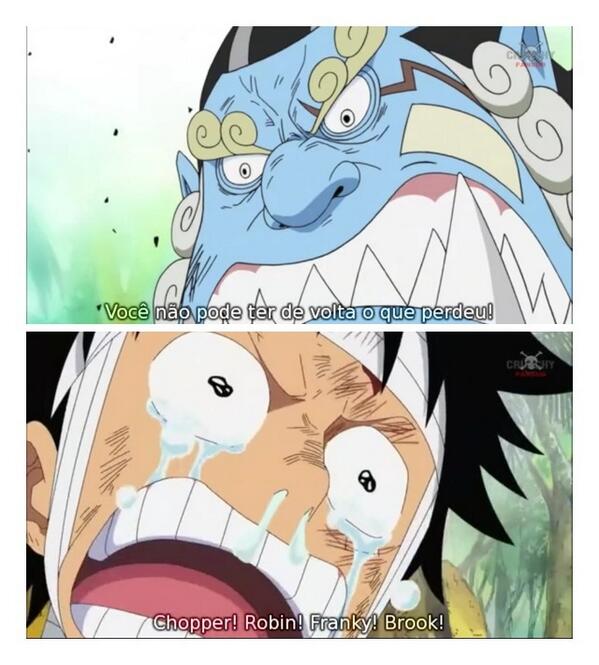 お前にまだ 残っておるものは何じゃ!!! （ジンベエ） 仲間がいる゛よ