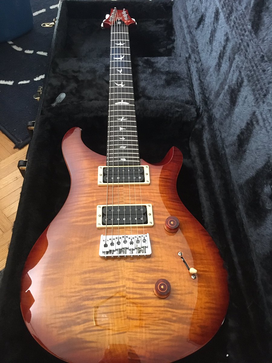 NGD: New to me PRS SE Custom 24 7 String Vintage Sunburst