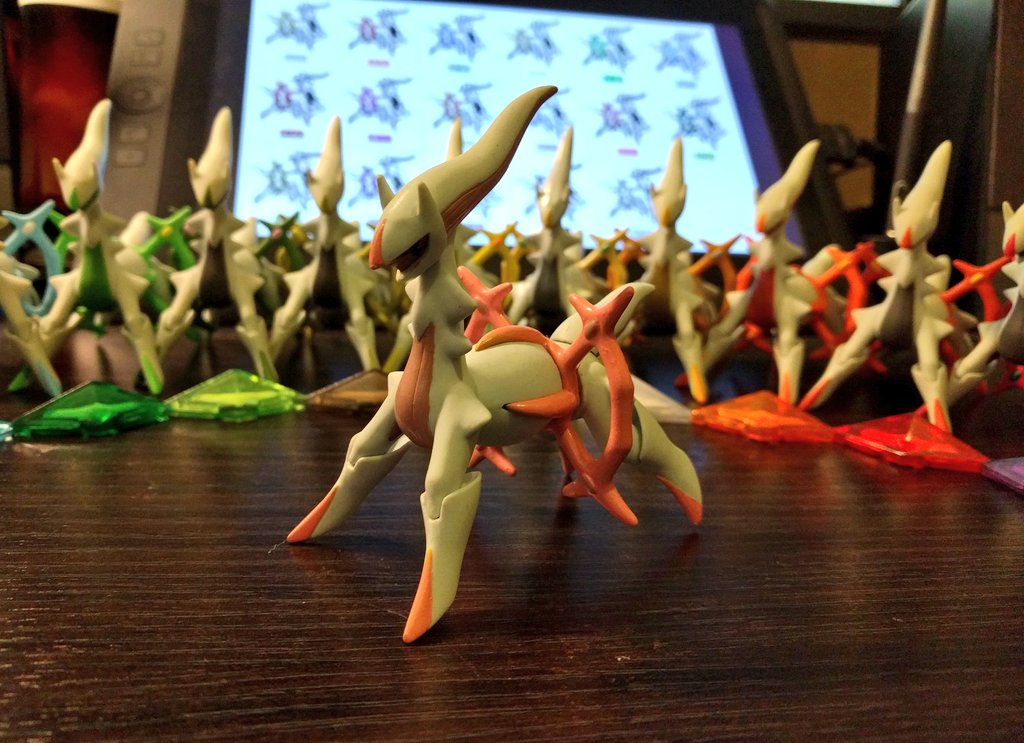 立体ポケモン図鑑 アルセウス エスパータイプ フィギュア 立体ポケモン