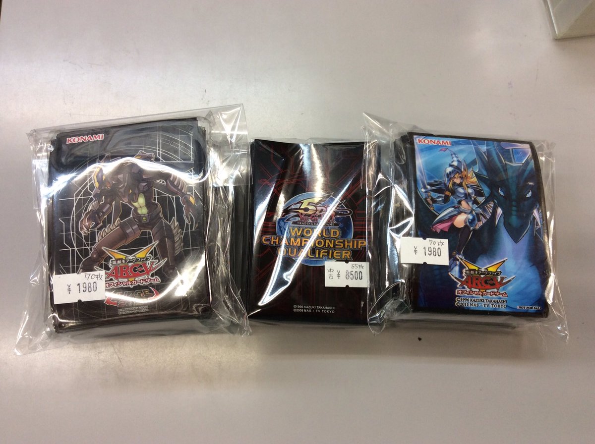 遊戯王アジアスリーブ、WCQスリーブ入荷しました！ ダークロウ 未開封