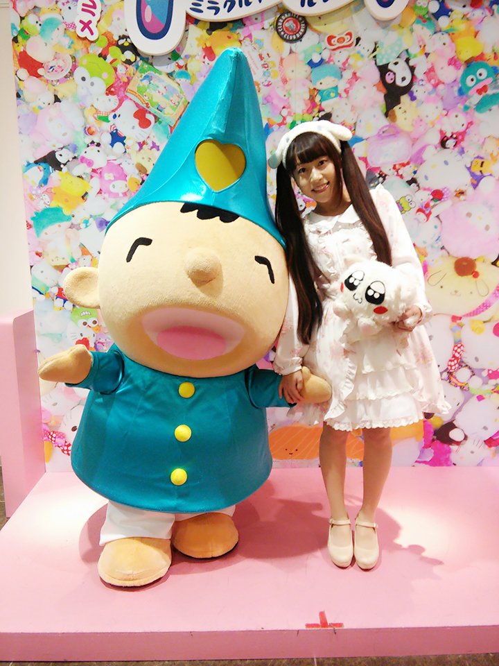 はじめてたぁ坊と写真とった！ショーではみかけたけど！もふみん、たぁ