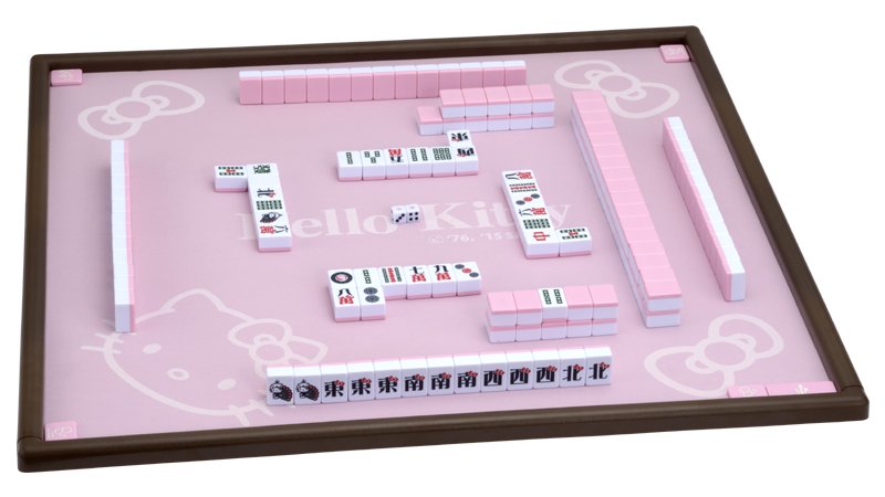 ハローキティのとってもかわいい麻雀牌と麻雀マットが12/17（土）に新