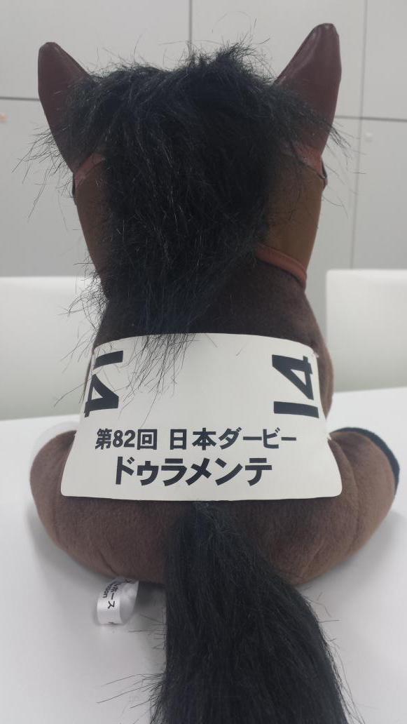 みなさん、お待たせしました！ アイドルホースぬいぐるみの「ドゥ