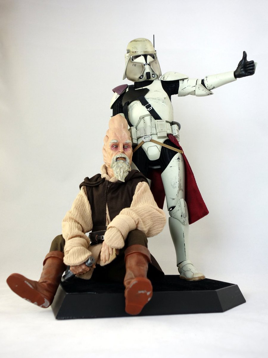 スター・ウォーズ/クローン・ウォーズ」のコマンダー・バカラと、キ